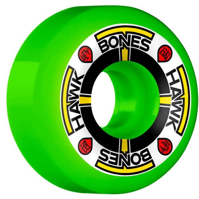 Llantas "Hawk T-Bones II 60 P5 Sidecut  Skatepark Formula GRN  84b"