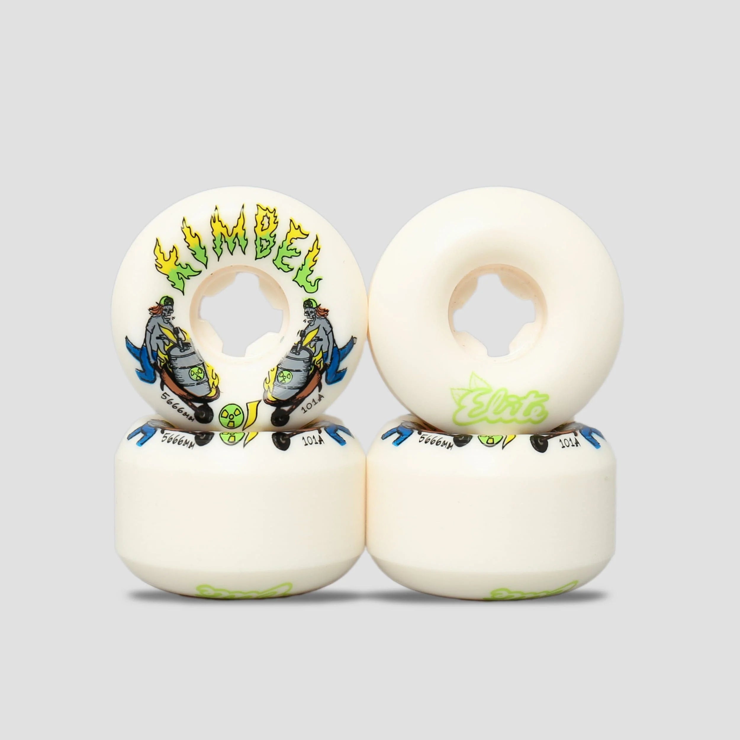 LLantas "56mm Kimbel Kegger Barrel Elite Mini Combo 101a OJ Wheels"