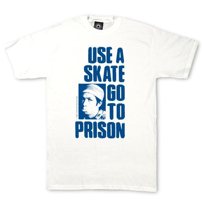 Playera "Thrasher Use a Skate Go to Prison "